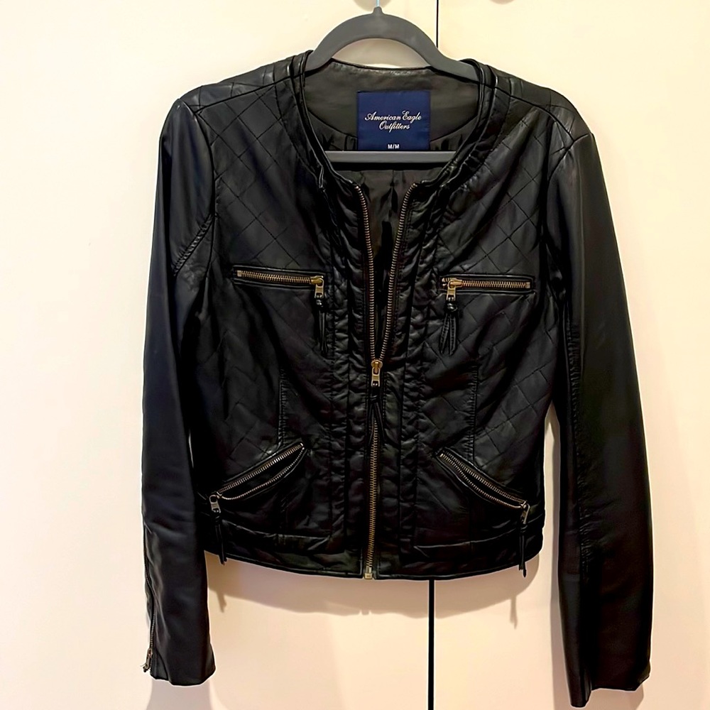 American Eagle Faux Leather Jacket